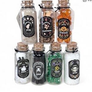 Target Halloween 2025 Potion Bottles Set - complete set of 7